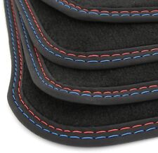 Velour Fußmatten Doppelnaht für BMW X5 F15 2013-2018 Premium Matten Set Nubuk