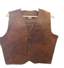Leder Weste Herren Oldschool