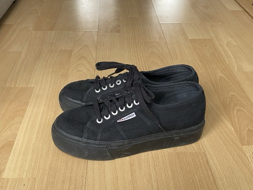 Superga sneaker mid - mid, schwarz