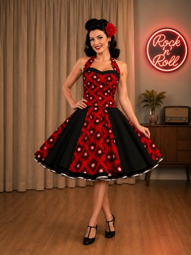 50er kleid zum petticoat - zum,