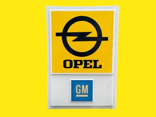 Opel reklame schild - opel,