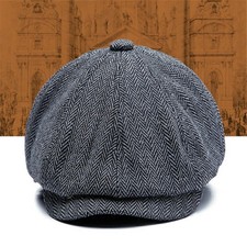 Herren Schiebermütze Schirmmützen Kappe Peaky Blinders Flatcap Cap Gatsby Mütze