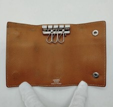 Hermes Tan Leather Key Holder