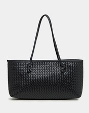Damen Shopper Tasche Schwarz