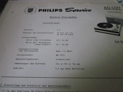 Philips 4127 sk61 - philips, ag