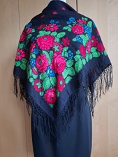 Woll Tuch 91 x 93 cm Vintage