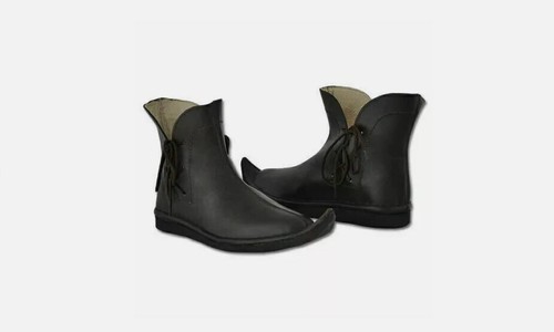 Wikinger leder stiefel - leder,