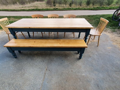 Ausziehtisch kiefer massiv - ausziehtisch,