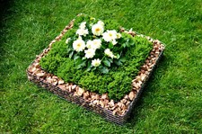 58 x58x10cm Grabumrandung