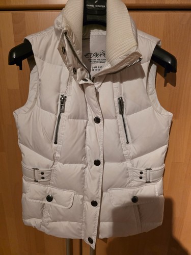 Esprit daunenweste beige weiss - esprit,