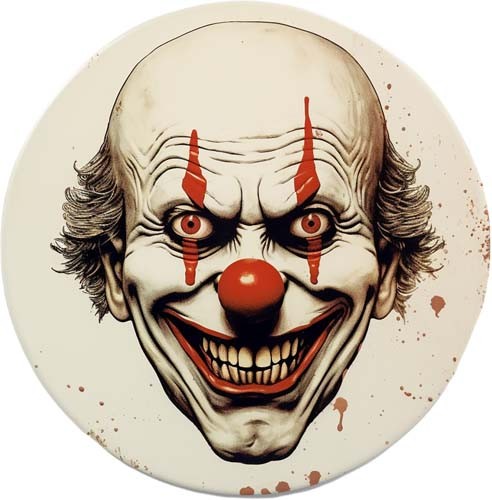 Farbe halloween vintage clown - vintage,