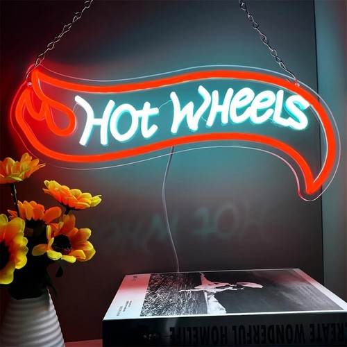 Hot wheels leuchtreklame led - wheels,