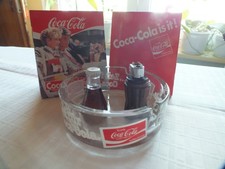 Coca-Cola Raucher Set, Aschenbecher, Feuerzeug und Zündhölzer Vintage