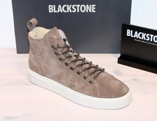 BLACKSTONE Wildleder Sneaker Lammfell Schnürer Boots - EG540 Saloon - Neu !