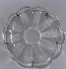 Kristall Glas Tropfschale für Lüster 85mm - 5Bohrungen