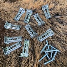 Gehörnklammern Metall Rehbock Geweihklammern Montageklammern 10 Stück Jagd