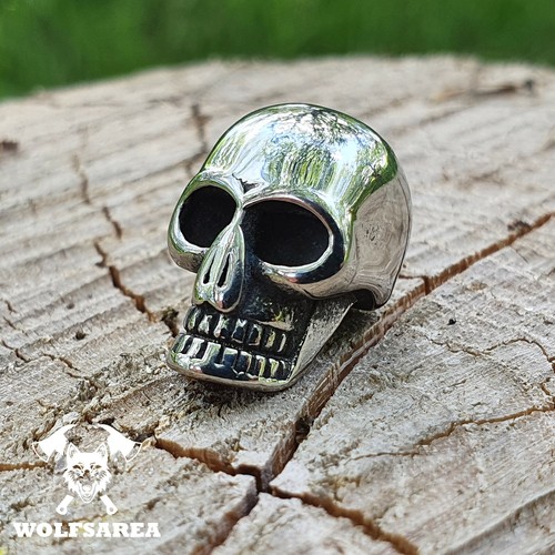 Edelstahl skull groß - skull,