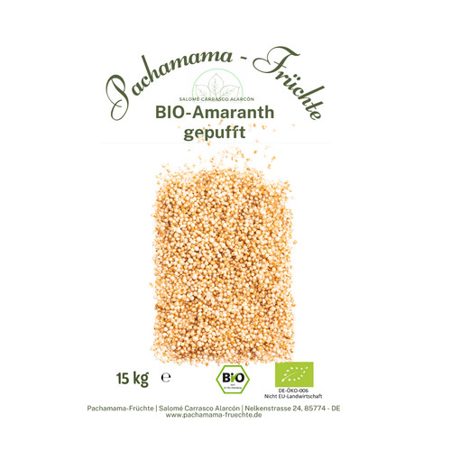 Bio amaranth gepufft - gepufft,