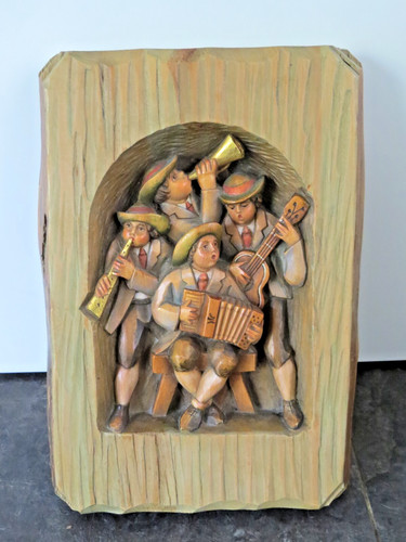 23825 holzbild musikanten in - 23825/,