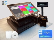 KIOSK TSE marken 14" Touch Kasse für Handel Kiosk Handyladen Textil kein ABO 