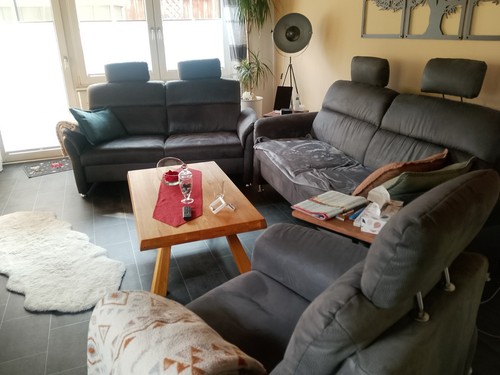 Tlg sofa set leder - 2-tlg.,