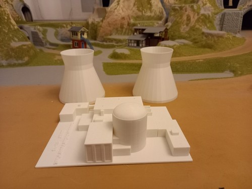 Atomkraftwerk model mit - atomkraftwerk,