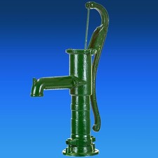 Nostalgie Handschwengelpumpe Schwengelpumpe Gartenpumpe Hofpumpe m. Rundflansch