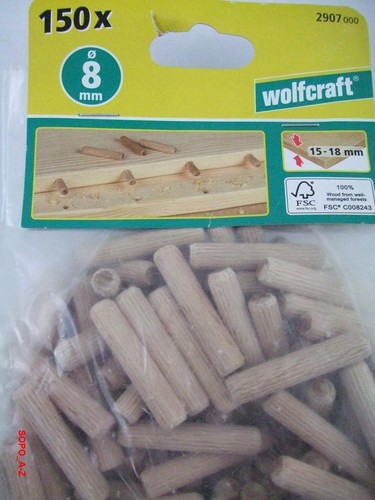 Holzdübel buche ø8 40mm - holzdübel, x