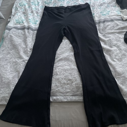 Rippleggings schwarz mit - , xl