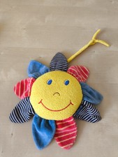 Spieluhr Sterntaler Vintage Sonne blau gelb rot gestreift Melodie Rarität 