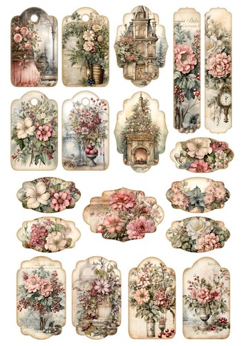 Ausschneidebogen-Bastelpapier-