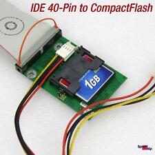 SEHR QUALITY IDE 40-POL TO COMPACT FLASH ADAPTER CF-CARD ALL PCs ATA