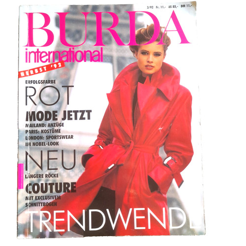 Burda international 92 - international, 3/92