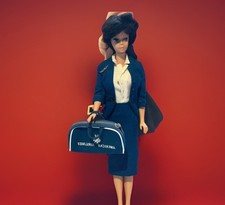 Barbie Stewardess Doll American Airlines, 1960er RAR Good Condition