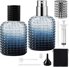 2 Stück Gradient Blue Glas