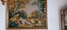 Gobelinbild mit Rahmen. Die