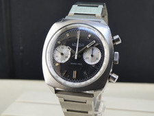 LINCOLN Chronograph Vintage   ref. valjoux 7733  Edelstahl swiss  Revision NEU