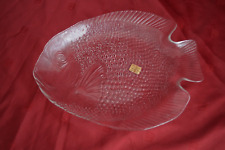 Arcoroc Teller in Fischform Fischteller Servierplatten