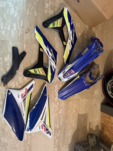Sherco fluo blue - plastic, kit