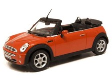 CARARAMA - MINI Cooper Cabrio 2003 Orange metallic - 1/43 - CAR22640