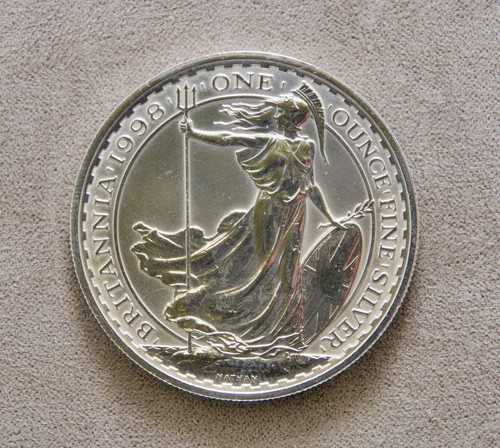 Gebrauchte 1998 1oz - , feinsilber