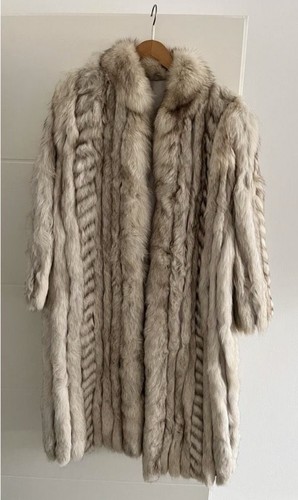 Original pelzmantel blaufuchs - pelzmantel,