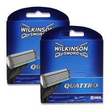 16 x Wilkinson Quattro Rasierklingen Ersatzklingen Klingen 2 x 8er Packung