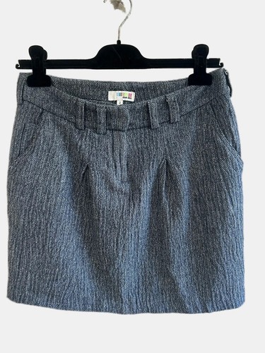 Minirock grau sehr - -,