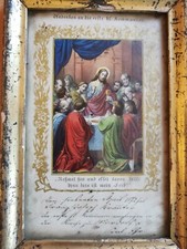 Altes Kommunionbild, Andenken