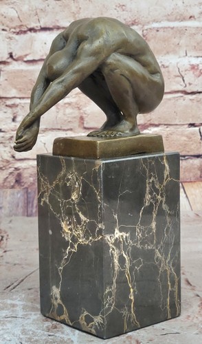 Bronze nackter muskulöser - bronze,