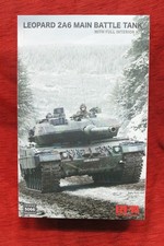 1:35 Modellbausatz RFM5066 RYE Field MODEL Leopard 2 A6 full interieur OVP