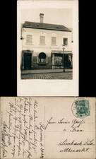 Ansichtskarte Roßwein Brod Weiss & Feinbäckerei v Max Conrad. 1909