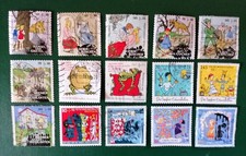 Bund BRD 15 Wohlfahrtsmarken