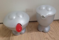 KOZIOL Design ★ Mona und Lisa ★ Zuckerdose + Milchkännchen Milch Zucker WIE NEU